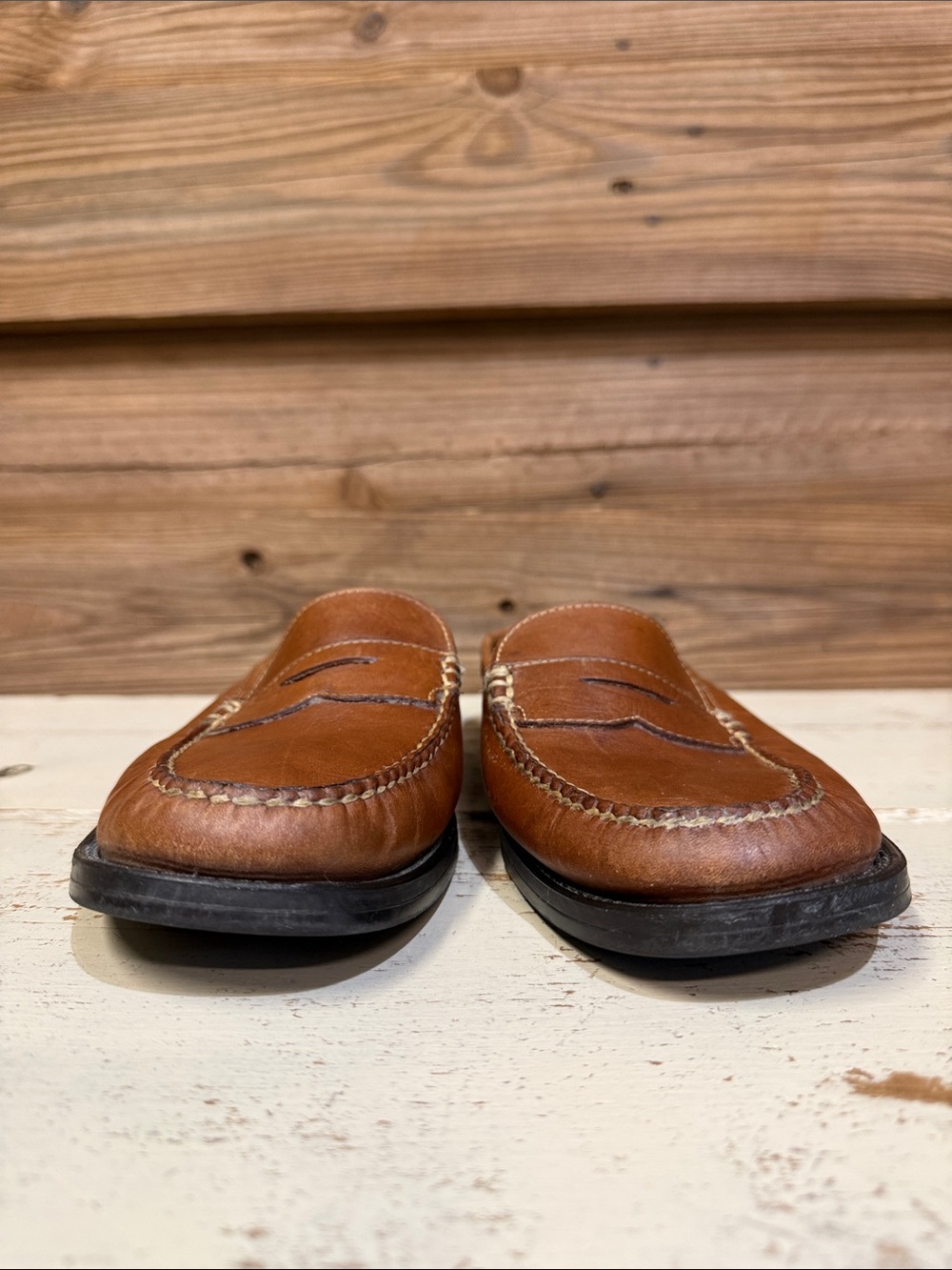 Bass Weejuns ‘Peggy’ Penny Mules - Picture 3 of 10